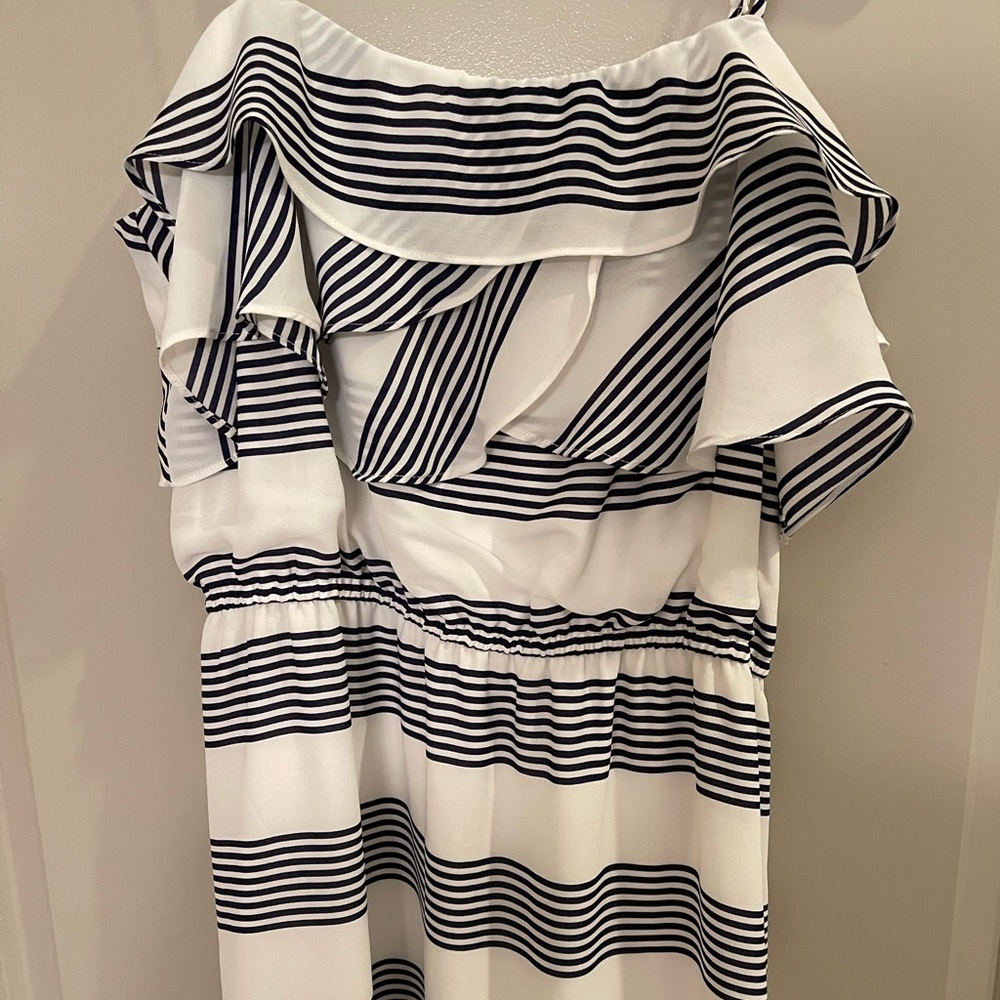 Cremieux Stripe Maxi Dress Size M - Picture 2 of 6